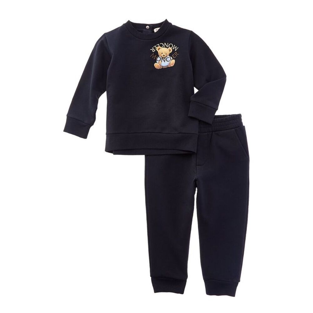 Moncler Girls  2Pc Sweatshirt & Pant Set, Blue